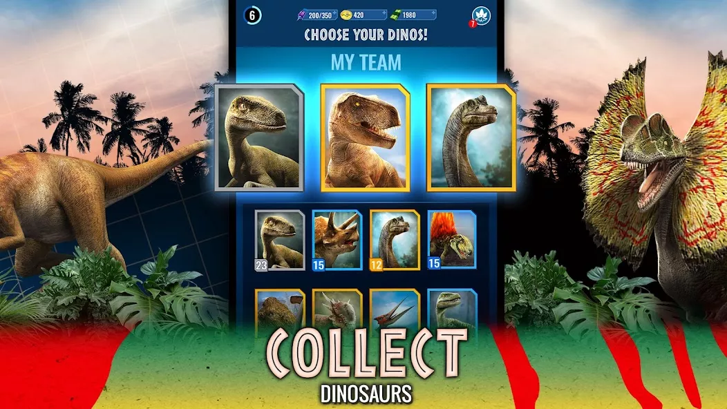 Jurassic World Alive screenshot 4