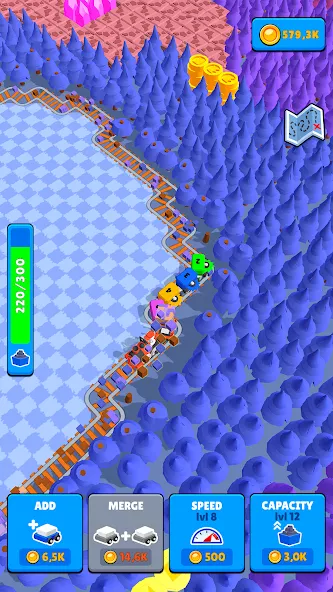 Train Miner: Idle Railway Game gameplay screenshot 3