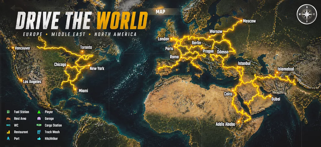 Truck Simulator: World - 스크린샷 4