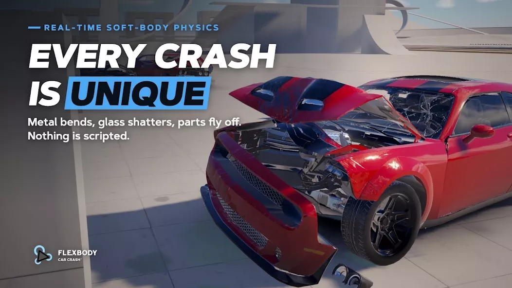 Flexbody Car Crash: Soft Body Скриншот 1