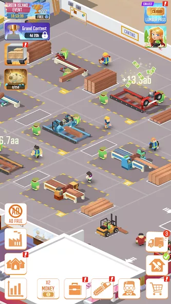 Idle Lumber: Business Empire Screenshot 1