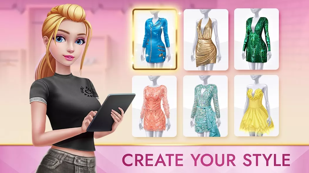 Super Stylist Fashion Makeover gameplay screenshot 1