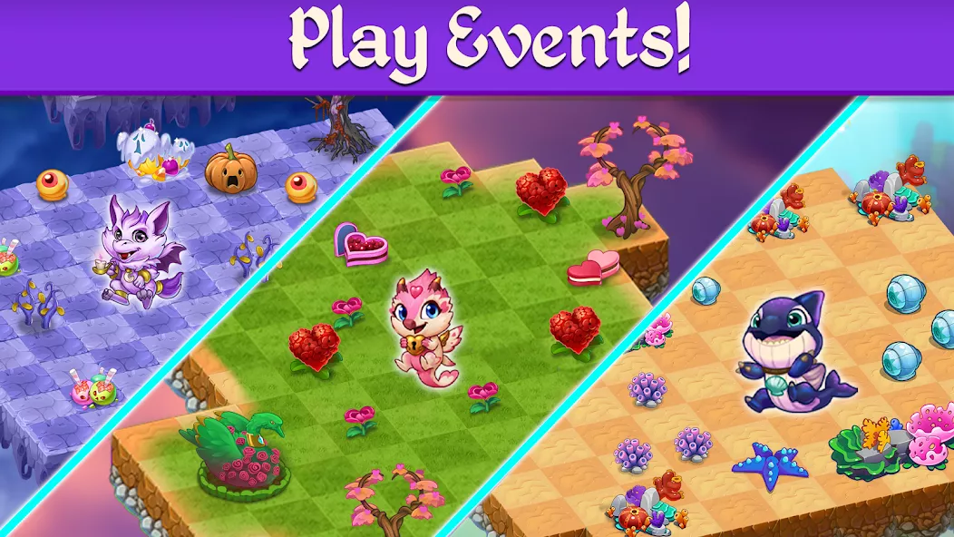 Tangkapan layar gameplay Merge Dragons! 5