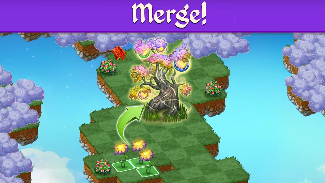 Tangkapan layar gameplay Merge Dragons! 1