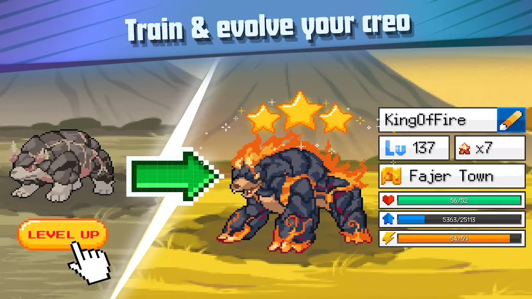 Capture d'écran 5 de EvoCreo 2: Monster Trainer RPG