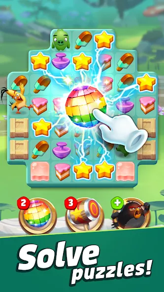 Angry Birds Match 3 - Screenshot 1