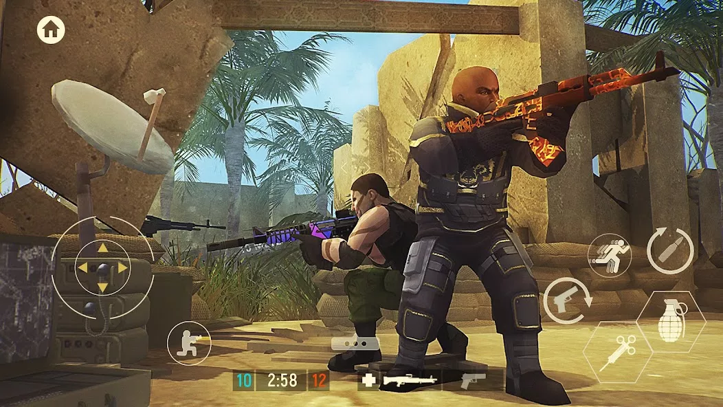 Tacticool tangkapan layar gameplay 3
