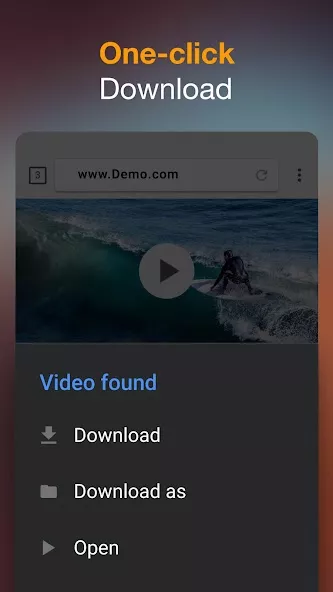 Screenshot 2 of the Video Downloader