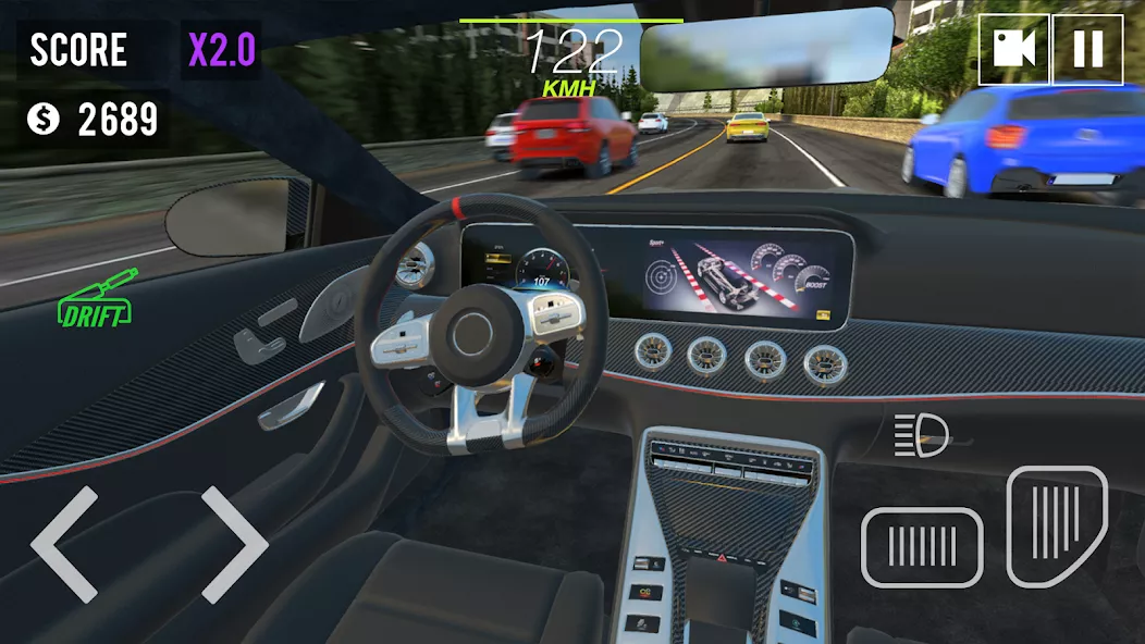 Racing in Car 2023 gameplay screenshot 5