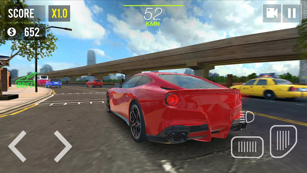 Racing in Car 2023 gameplay screenshot 4