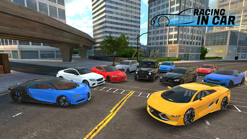Racing in Car 2023 gameplay screenshot 2