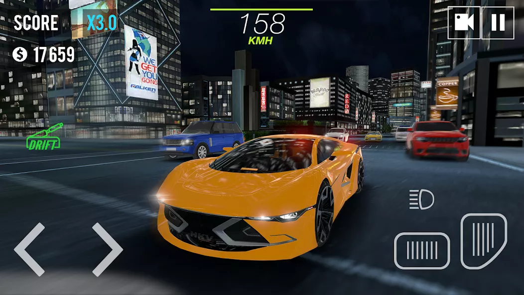 Racing in Car 2023 gameplay screenshot 3