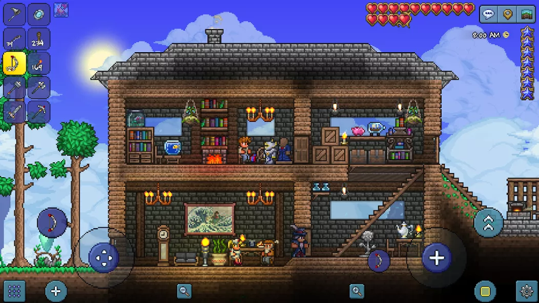 Captura de tela do gameplay de Terraria 3