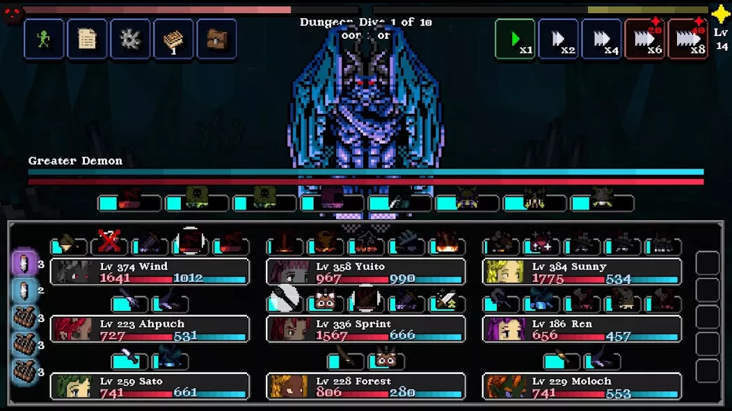 Legends of Dragaea: Idle RPG gameplay screenshot 2