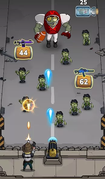 Zombie War: Idle Defense Game screenshot 1