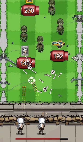 Zombie, War: Idle Defense Game screenshot 2